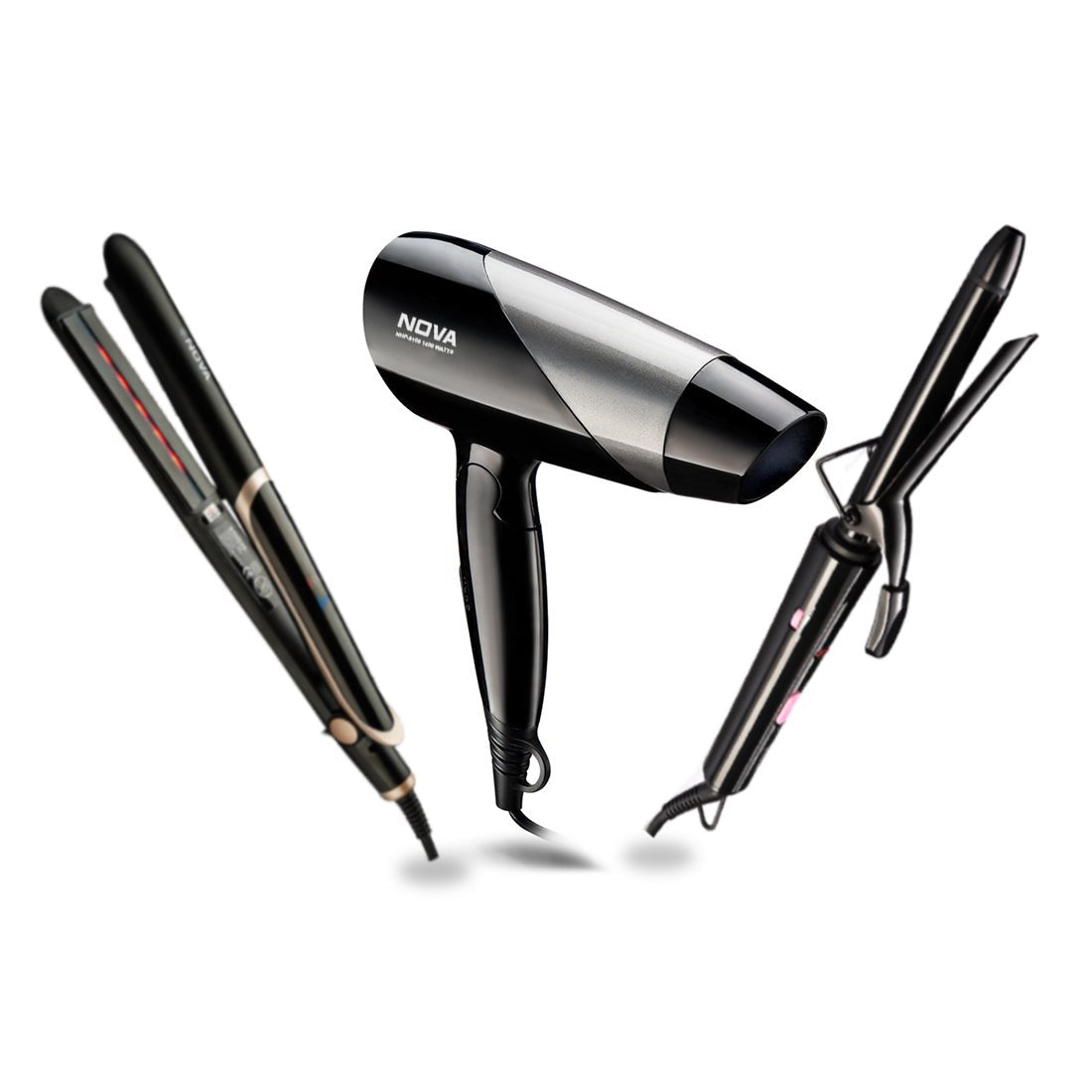 Nova hair dryer and straightener combo sale