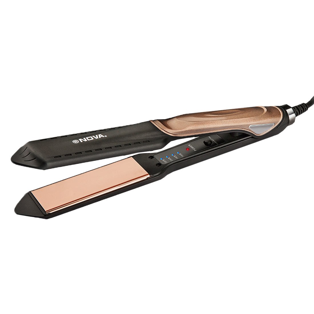 Nova Temperature Control NanoTitanium Coated NHS 902 Hair Straightener Nova India