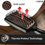 Nova NHS 904 Heated Straightening Smoothing Brush Hair