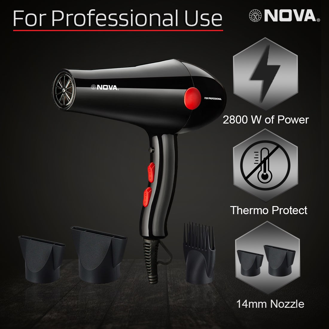 Nova hair shop dryer 1800w price