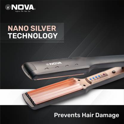 NOVA Hair Crimper NHS 905 Hair Straightener Black Nova India